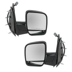 02-07 Ford Van Dual Mirror Pwr w/Pdl Lt 4 Mnts PAIR