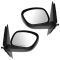 06-10 Dodge Charger Power Textured Fixed Mirror PAIR