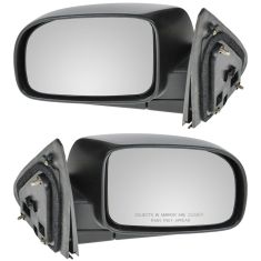 07-10 Hyundai Sante Fe Black Textured Power Heated Mirror PAIR
