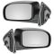 07-10 Hyundai Sante Fe Black Textured Power Heated Mirror PAIR
