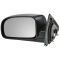 07-10 Hyundai Sante Fe Black Textured Power Heated Mirror PAIR