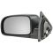 07-09 Hyundai Sante Fe Black Textured Power Mirror PAIR