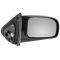07-09 Hyundai Sante Fe Black Textured Power Mirror PAIR