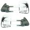 03-07 Sierra, Silverado; 03-06 FS SUV Pwr Htd w/Memory LED TS Tele Chrome Cap Mirror PAIR