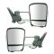 03-07 Sierra, Silverado; 03-06 FS SUV Pwr Htd w/Memory LED TS Tele Chrome Cap Mirror PAIR