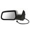 10-11 Chevy Equinox, GMC Terrain Power Heated Chrome Cap Mirror Pair