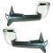 09-11 Dodge Ram 1500 (exc Mega Cab); 10-11 2500 3500 Pwr Htd TS PL Chrme Cap Tow Upgrade Mirror PAIR