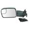 94-97 Dodge Ram 1500 2500 3500 Power TS Chrome Cap Tow (Perf Upgrade 2010 Look) Mirror PAIR
