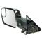 94-97 Dodge Ram 1500 2500 3500 Power TS Chrome Cap Tow (Perf Upgrade 2010 Look) Mirror PAIR