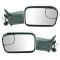 98-01 Dodge Ram 1500; 98-02 2500 3500 Pwr Htd TS Chrome Cap Tow (Perf Upgrade 2010 Look) Mirror PAIR