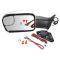98-01 Dodge Ram 1500; 98-02 2500 3500 Pwr Htd TS Chrome Cap Tow (Perf Upgrade 2010 Look) Mirror PAIR