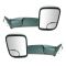 94-01 Dodge Ram 1500; 94-02 2500 3500 Manual TS Textured Tow (Perf Upgrade 2010 Look) Mirror PAIR
