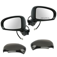 10-11 Toyota Prius (Type G & SL) Power Heated Gloss Black Mirror PAIR