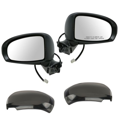 10-11 Toyota Prius (Type G & SL) Power Heated Gloss Black Mirror PAIR