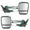 03-07 Sierra. Silverado Power, Heated, Manual Telescoping, w/Clear-Smoked TS Lens Chrome Mirror PAIR