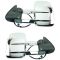 03-07 Sierra. Silverado Power, Heated, Manual Telescoping, w/Clear-Smoked TS Lens Chrome Mirror PAIR