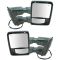 08-10 Ford SD PU Pwr Htd w/Mem Chm & PTM Caps Turn Sig & Clrnce Lite (Upgrade Style) Tow Mirror PAIR