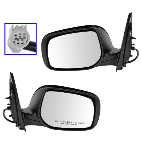 09-12 Toyota Corolla Power Gloss Black Mirror PAIR