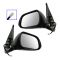 12-13 Toyota Tacoma Power Black Textured Mirror PAIR