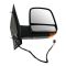 08-12 GM Full Size Van Power Heated w/TS Black Textured Mirror PAIR