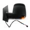 08-12 GM Full Size Van Power Heated w/TS Black Textured Mirror PAIR