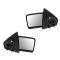 09-10 Ford F150 Power, Heated, w/Turn Signal Black Textured Mirror PAIR