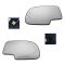 03-07 GM Full Size PU & SUV Heated Turn Signal w/ Back Plate Mirror Glass PAIR