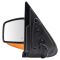 03-06 Expedition Power Heated w/Puddle Light (w/ Amber Turn Signal) Textured Black Mirror PAIR