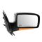03-06 Expedition Power Heated w/Puddle Light (w/ Amber Turn Signal) Textured Black Mirror PAIR