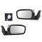 03-07 Honda Accord Coupe Power Gloss Black Mirror PAIR