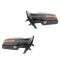 09-10 Ford F150 Power, Heated, Power Folding, w/Turn Sig, Memory, Puddle Light Chrome Mirror PAIR