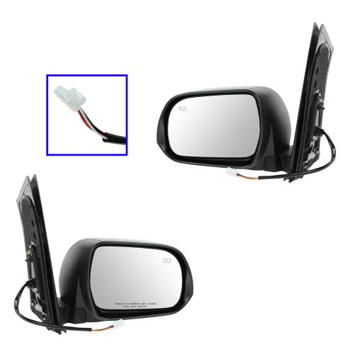 13 Toyota Sienna Power Heated PTM Mirror PAIR