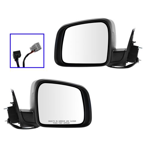 11-13 Jeep Grand Cherokee Power, Heated, Turn Signal, Memory (w/o Blind Spot Detect) PTM Mirror PAIR