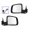 11-13 Jeep Grand Cherokee Power, Heated, Turn Signal, Memory (w/o Blind Spot Detect) PTM Mirror PAIR