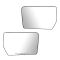 04 Ford F150 (New Body); 05-11 F150; 06-08 Lincoln Mark LT (Non Heated, Non Tow) Mirror Glass PAIR