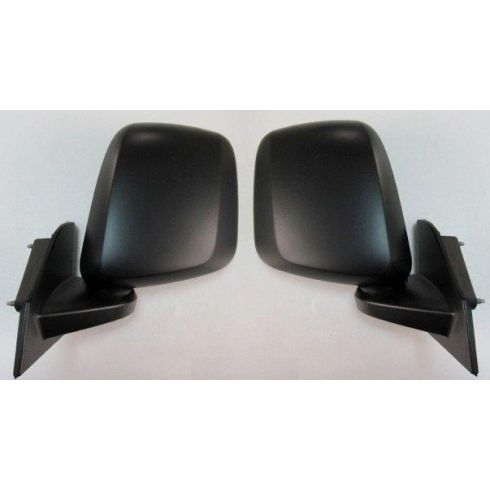 13-14 Nissan NV200 Manual Textured Black Mirror w/Convex Insert PAIR