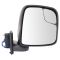 13-14 Nissan NV200 Power Heated Textured Black Mirror w/Heated Convex Insert PAIR