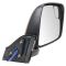 13-14 Nissan NV200 Power Heated Textured Black Mirror w/Heated Convex Insert PAIR