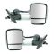 14-15 GM Silverado Sierra Dual Arm Telescopic Pwr Htd (w/Smoke Signal on Hsg) Chrme Cap Tow Mir PAIR