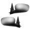 06-10 Chrysler 300, Dodge Charger; 05-08 Magnum Fixed Power Heated Black w/Chrome Cap Mirror PAIR