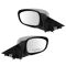 06-10 Chrysler 300, Dodge Charger; 05-08 Magnum Fixed Power Heated Black w/Chrome Cap Mirror PAIR