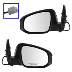 13-14 Toyota Rav4 Power Textured Black Mirror PAIR