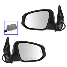 13-14 Toyota Rav4 (w/Blind Spot Protection) Power, Heated, w/Turn Signal w/PTM Cap Mirror PAIR
