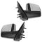 06-11 Ford Ranger Manual Chrome Cap Mirror PAIR