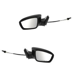 11-14 VW Jetta Sedan Manual Remote Textured Mirror PAIR