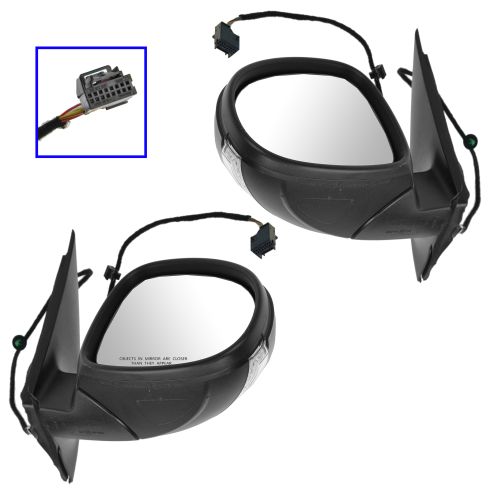 09-14 VW Tiguan Power Heated Signal Primered Mirror PAIR