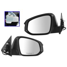 14-15 Toyota Highlander, Highlander Hybrid Power Heated w/Turn Signal PTM Cap Mirror PAIR