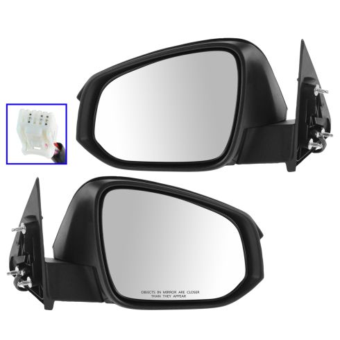 14-15 Toyota Highlander, Highlander Hybrid Power w/Turn Signal PTM Cap Mirror PAIR