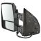 08-15 Ford SD PU Pwr Fold, Pwr Teles, Htd, Mem, Smoked Trn Sig & Clrnce Lite PTM Tow Mirror Pair