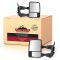 08-15 Ford SD PU Pwr Fold, Pwr Teles, Htd, Mem, Smoked Trn Sig & Clrnce Lite Chrome Tow Mirror Pair